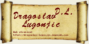 Dragoslav Lugonjić vizit kartica